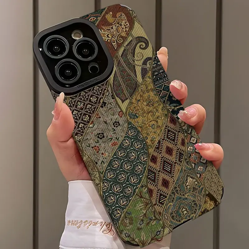 Nordic Vintage American Style Scandinavian Inspired Stylish Shockproof Ultra-Thin Protective Phone Case Cover Protector for iPhone 17/16/15/14/13/12/11/plus/pro Max, Dust-Proof Gift Idea, Accessories, Smartphone, Protection, Casing, Cellphone