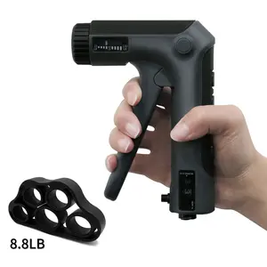 HXD-ERGO Adjustable Grip Strength Trainer Resistance Different Lbs with Ergonomic Design Hand Grip Strengthener for Forearm, Wrist and Finger Exercise Silent and Durable Forearm Strengthener