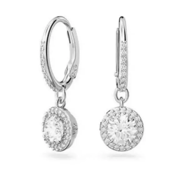 Roman Platinum Earrings