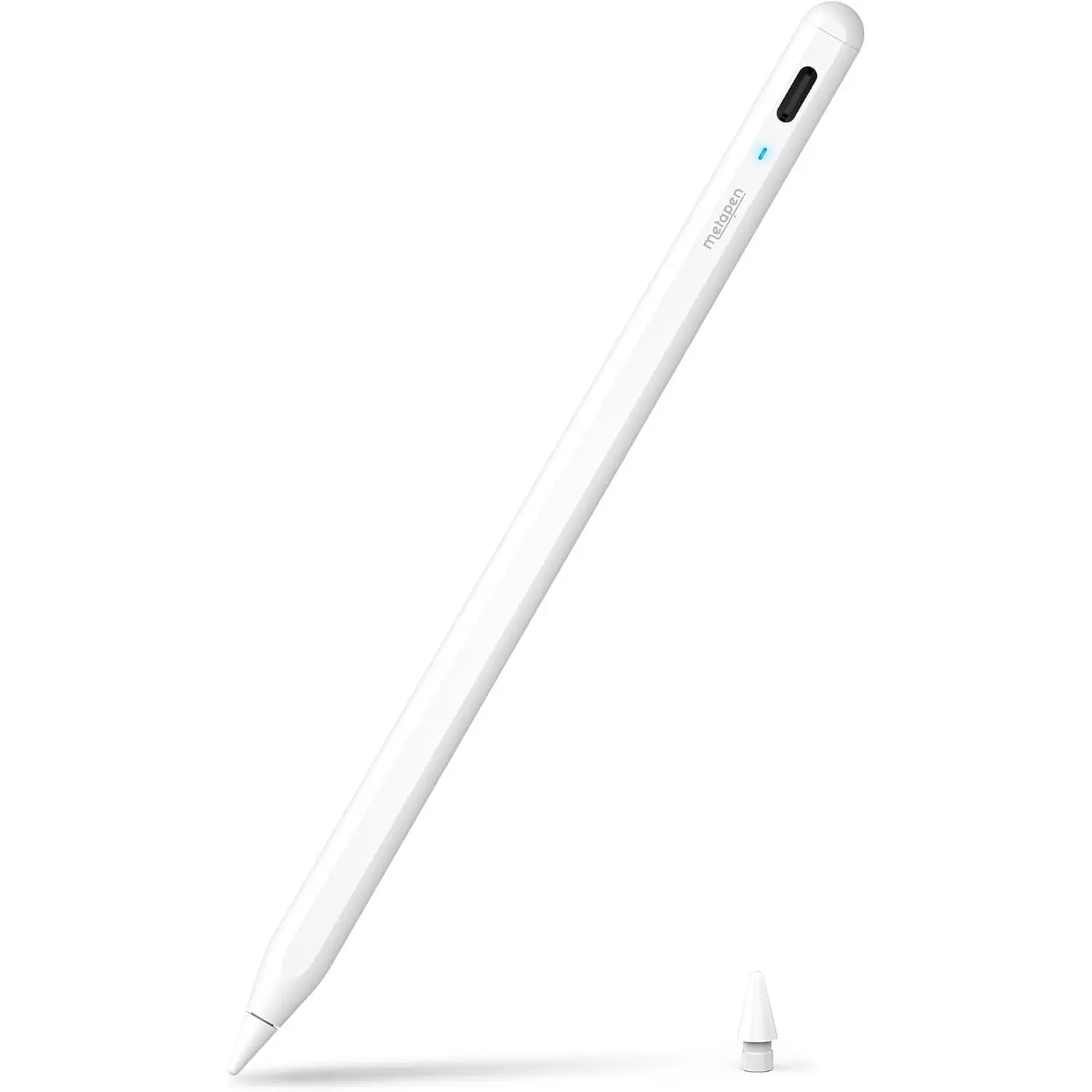 Metapen A8 iPad Pencil for Apple iPad 2018-2026, 4Min Fast Charge, Palm Rejection Stylus Pen for iPad 11/10/9/8/7/6th Gen, iPad Accessories for Pro 12.9/11/13-inch M4, Air 3/4/5/M2/M3, Mini 5/6th