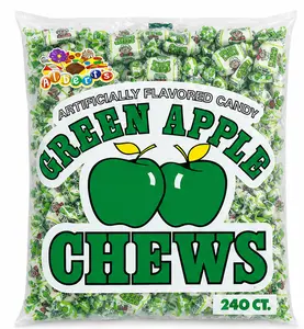 Albert's Fruit Chews - Green Apple Flavor (240 Candies)