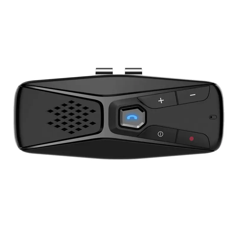 Wireless Car Kit Handsfree Speakerphone with Microphone Car Audio Car Music MP3 Player, Automatic Shut Down and Auto Connect, Voice Assistance With Clip, Bluetooth