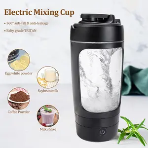 Portable Electric Stirring Cup, USB Rechargeable Mixer Stirrer, Efficient Mixing Tool for coffee, powder, Drinks & Beverages, Compact Design for Easy Use at Home or Office