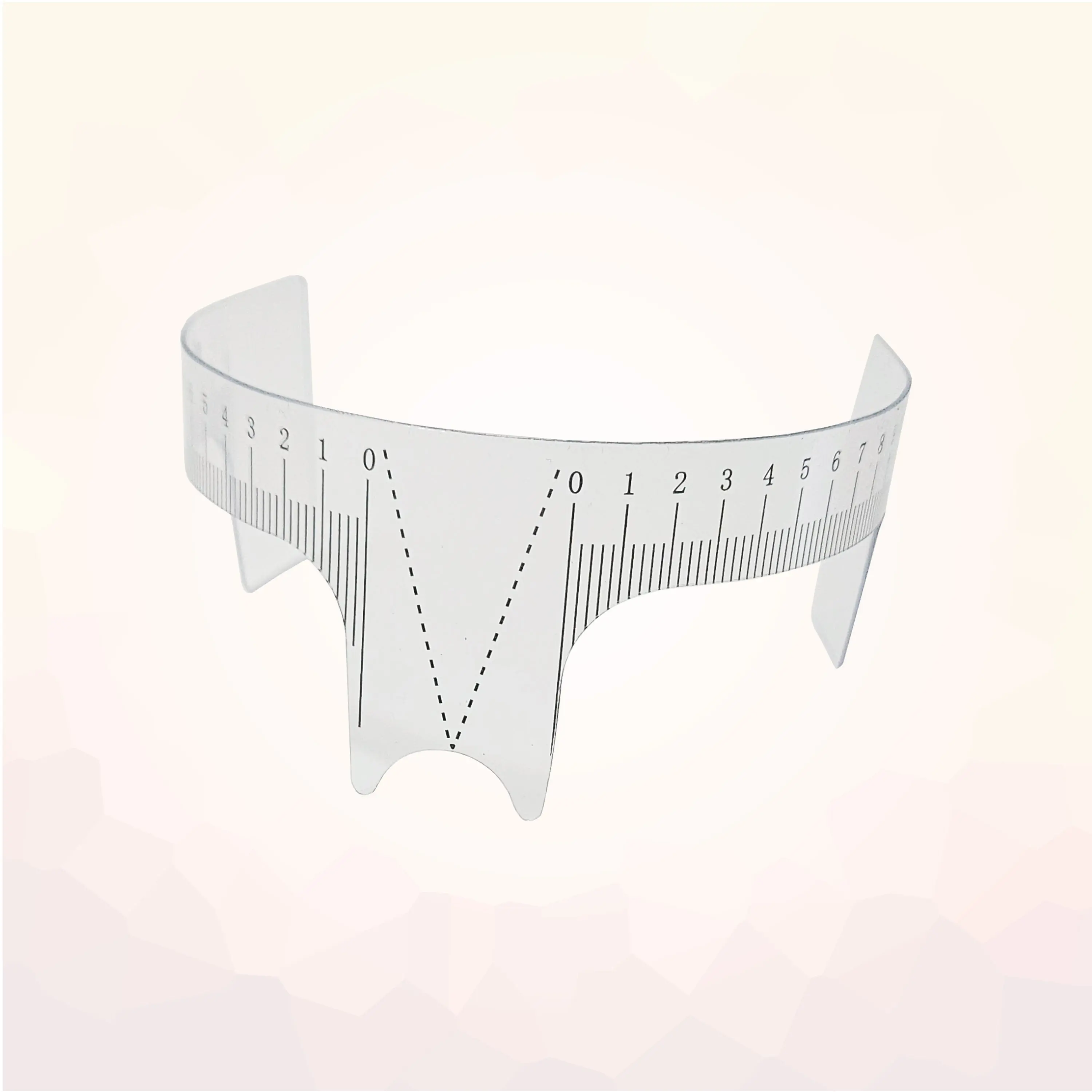 Semi PMU 3D Curve Eyebrow Ruler
