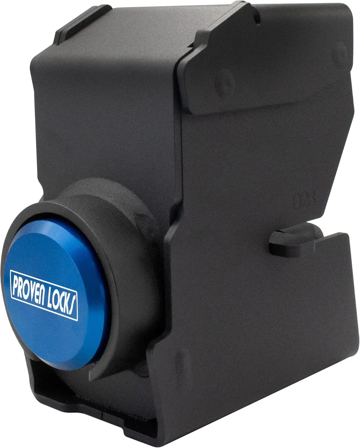 Proven Industries Model 2178 Trailer Lock, Fits 2-Inch Trailer Couplers, Secures Safety Chains, Made in The USA