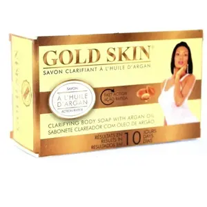 Gold Skin with Snail Slime Soap with Argan oil  6.08oz/180g Comfort Body Care Cleansing Cleanser