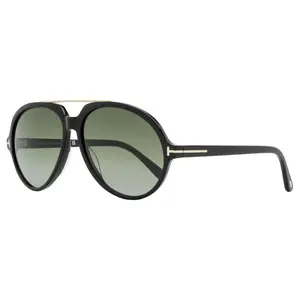 Tom Ford Aalto Pilot Sunglasses TF1210 01B Black/Gold 59mm FT1210