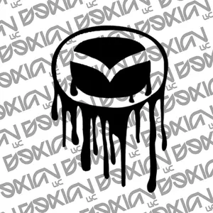Mazda Dripping Logo - Car Sticker (Waterproof)