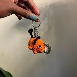 CSM Demon Dog Keychain/Bag Charm (crochet)