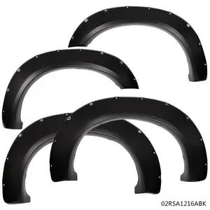 Fender Flares Fit For 2011-2016 Ford F250 F350 Super Duty Offroad Pocket Rivet Style