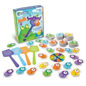 Learning Resources Mathswatters Addition & Subtraction Game - Math Games, Numbers Flash Cards, Classroom And Preschool Must Haves, Montessori, Fine Motor Skills Manipulatives, Kindergarten