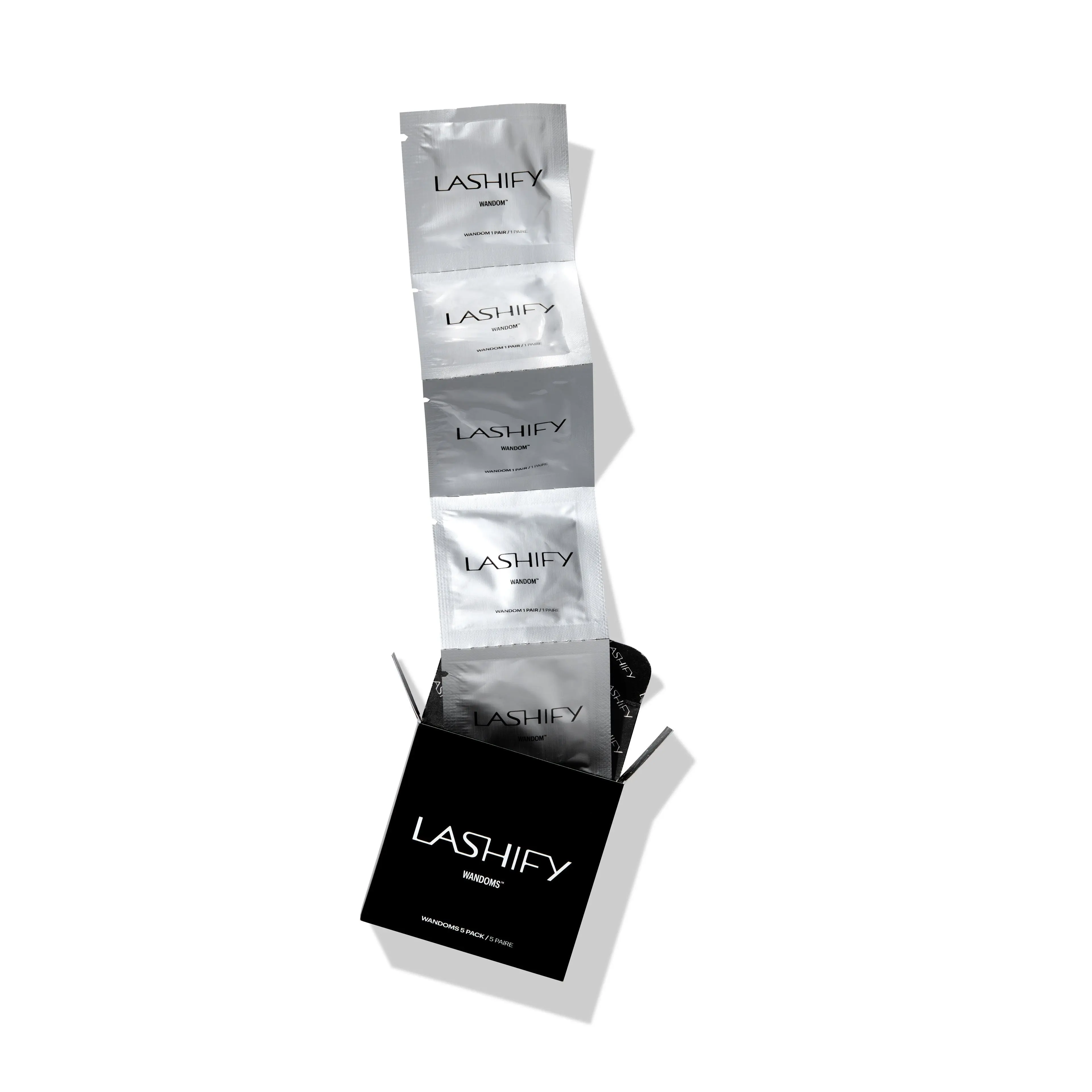 Wandom® Pack (5 pairs) Eyelashes -  Silicone