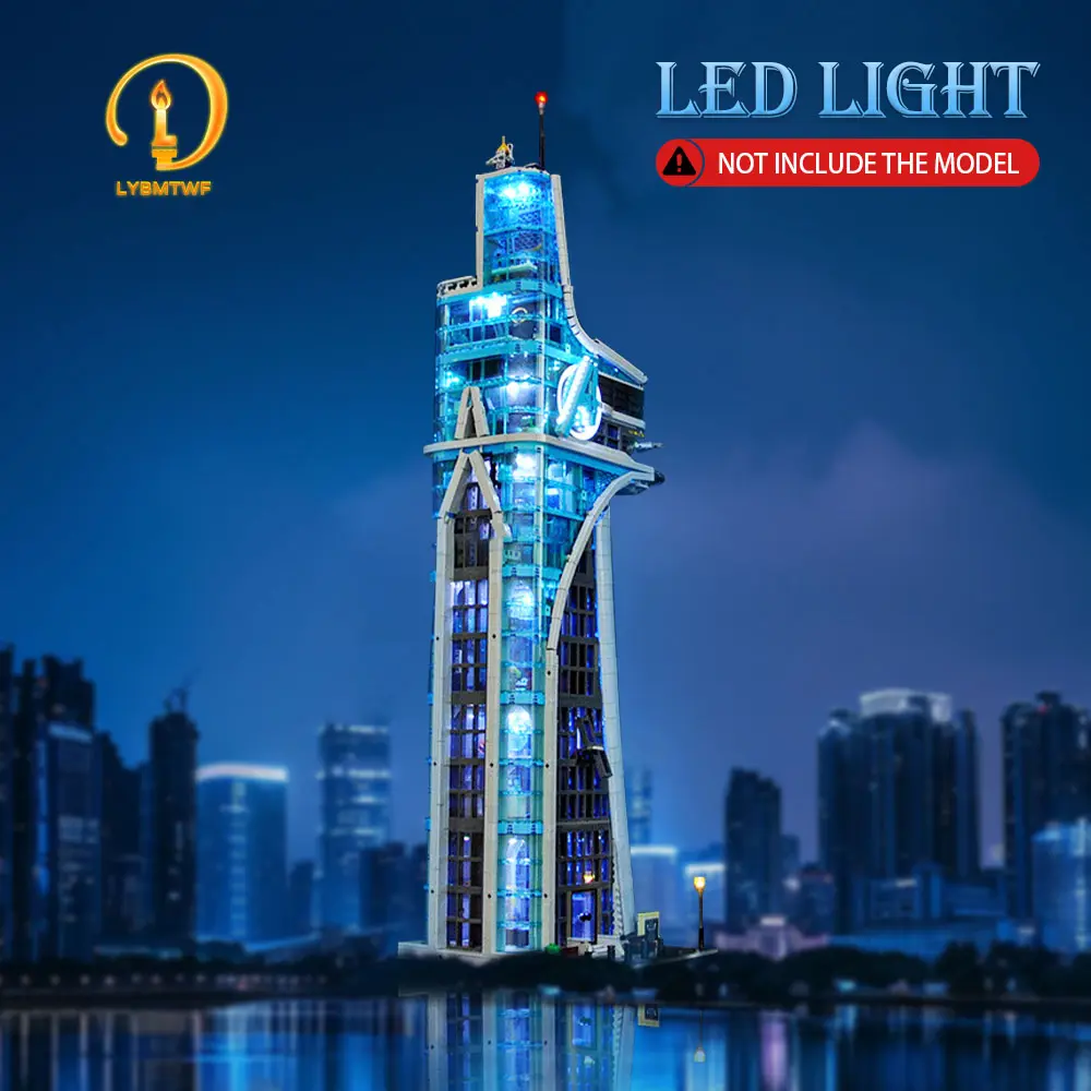 LYBMTWF LED Lighting Kit for LEGO Avengers Tower Building Set, Compatible with LEGO 76269 Building Blocks Model, Ideal Birthday & Holiday Gift (Lights Kit Only - Model Not Included) campingessentials legos fun gifts # easy assembly # day gift idea sohochi