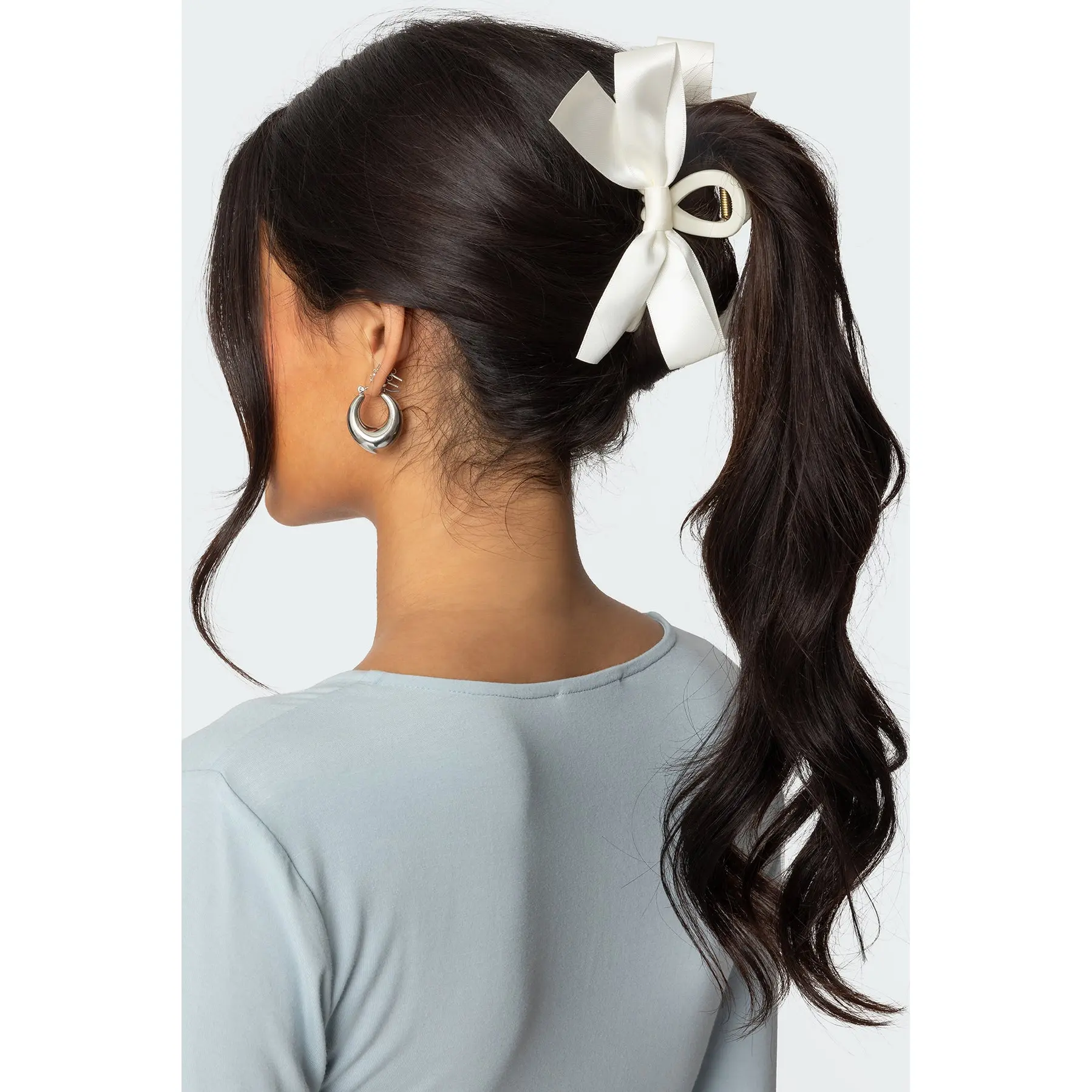 Satin Effect Bow Hair Clip Satin Effect Bow Hair Clip