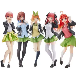 Anime Figure Nakano Nin Nakano Ichika Itsuki action figure JK School Uniform Girl nakano miku figurine Collection Anime gift