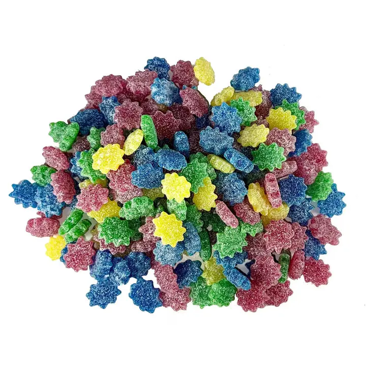 Sour Power Sour Bursts Assorted Quattro Mix Candy – Soft & Chewy Sour Candy Bites, Fruity Flavored Bulk Candy for Parties, Candy Buffets & Sharing