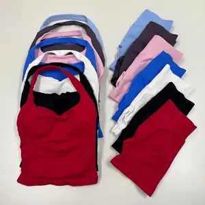 CHESS.BOW Women's Stretch Seamless Impact Yoga  Halter Top & Scrunch Shorts Combo Fitness Gym Workout Sportswear Anti-Pilling Anti-Shrink Breathable Eco-Friendly Athleisure Wear Set