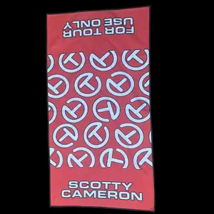 Large 22" x 40" Tour Caddy Towel for Golfers, Portable Absorbent Sports Towel for Golf Bag Use Cameron
