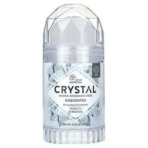 CRYSTAL Mineral Deodorant Stick, Unscented, 4.25 oz (120 g)