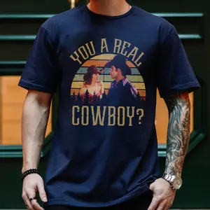 Bud and Sissy You Are Really Cowboy T-Shirt, Vintage 1980s Urban Cowboy Movie Tee, Retro Country Western Shirt for Fans