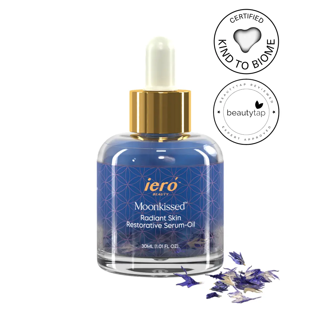 Moonkissed Radiant Skin Restorative Serum-Oil: Vegan, Cruelty Free, Clean, Hydrating, Sensitive Skin, All Skin Types, Skincare, Intensive Moisture Facial Grape Glow Rejuvenating Pomegranate Radiance Repairing Restore Comfort Antioxidant Antioxidant Rich