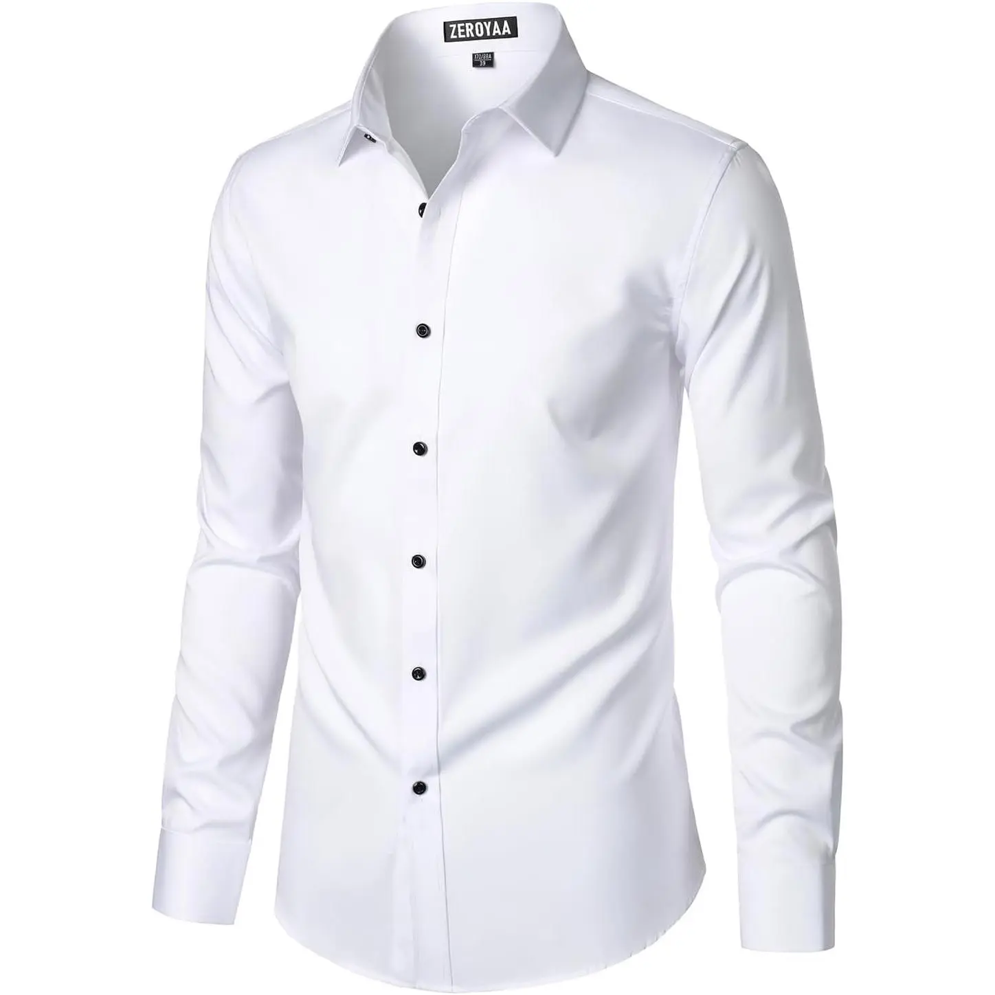 Men's Modern Slim Fit Long Sleeve Dress Shirt - Wrinkle-Free Casual Business Button Up Shirts Comfortable Breathable Fabric Perfect for Office Work Formal Events Daily Wear Essential Clothing Men's Modern Slim Fit Long Sleeve Dress Shirt - Wrinkle-Free Casual Business Button Up Shirts Comfortable Breathable Fabric Perfect for Office Work Formal Events Daily Wear Essential Clothing