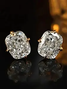 Romantic Cubic Zirconia Earrings, High Quality, Perfect for Women, Ideal Gift for Parties, Engagements, Anniversaries, Valentine's Day