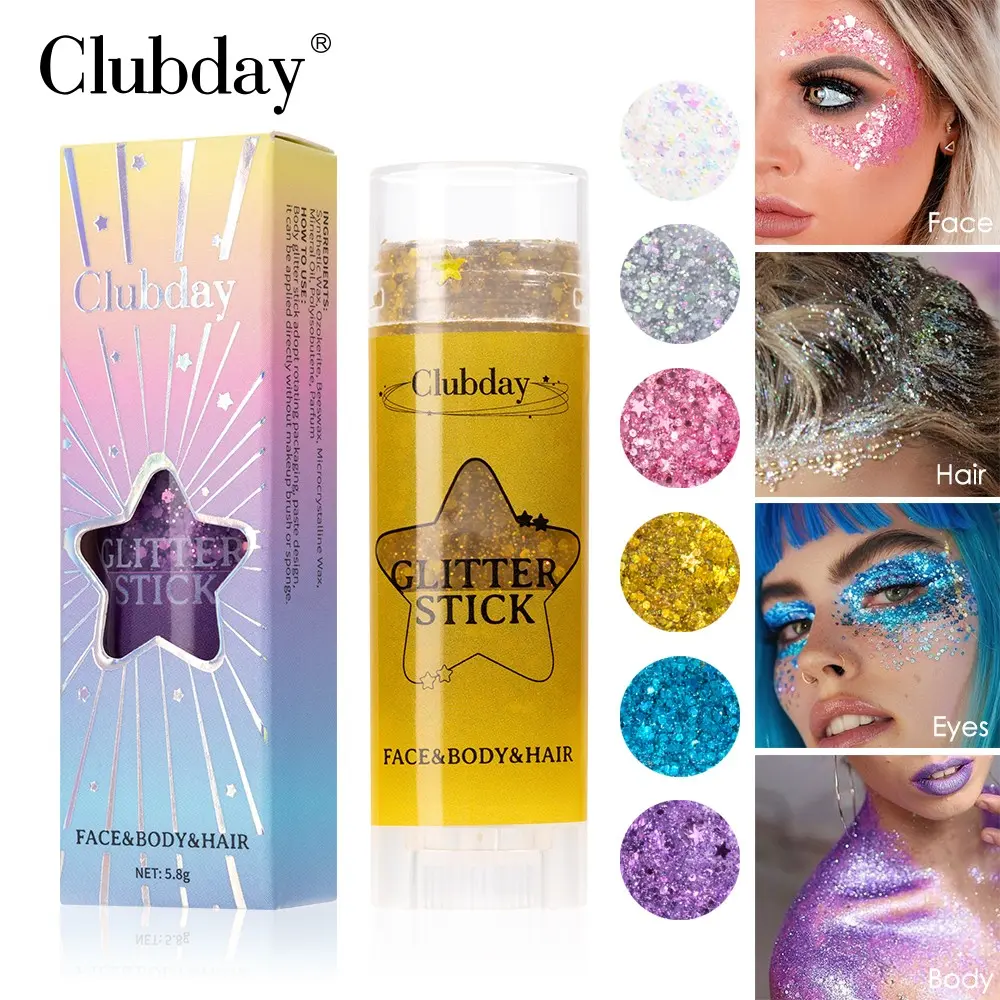 Starburst Glitter Face Makeup, Shimmer Gel Eyeshadow, Versatile for Face and Body, Shimmering Body Makeup, Stage Makeup, Brightening Effect, Glitter Sparkle Makeup, Glitter Beauty, Eye Shadow, Glitter Stick