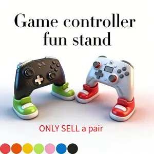 Fun Game Controller Stand - Colorful Shoe-shaped Storage Holder, Suitable for PS4, PS5, Xbox Controllers, Ideal Gift for Gamers on Birthdays/Christmas/Valentine's Day, Desktop Decoration, Controller Stand, Gaming Accessories