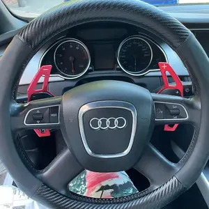 Paddle Shifter For Audi A4 B8 A3 8P S3 A5 A6 S6 C6 Q5 A8 R8 TT TTS MK2 8J Avant Car Steering Wheel Paddles Extension DSG Styling Car Interior Accessory
