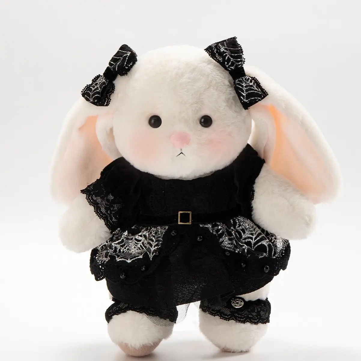 Getahug Halloween Spiderweb Lace Dress Bunny Plush | Handmade Jointed Stuffed Animal Gift (Pre-sale)