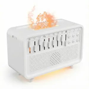 White Noise Machine Portable Sleep aid Sound Machine for Baby & Adults 8 Nature Sounds Timer Ideal Gift for Relaxation