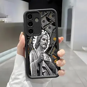 San Judas Tadeo Soft&Flexible TPU Silicone Phone Case For Galaxy S26 Ultra S25 Edge S24 FE S23 S22 S21 Plus A13 A14 A15 A16 A17 A33 A34 A35 A36 A52 A53 A54 NOTE20 Durable|Shockproof|Full Camera Protection|Anti-Fingerprint