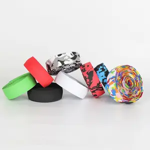 Bicycle Handlebar Tape, 1 Count Non-slip Bicycle Handlebar Tape with Bar Plug, High Elasticity Wear-resistant Handlebar Tape, Cycling Accessories