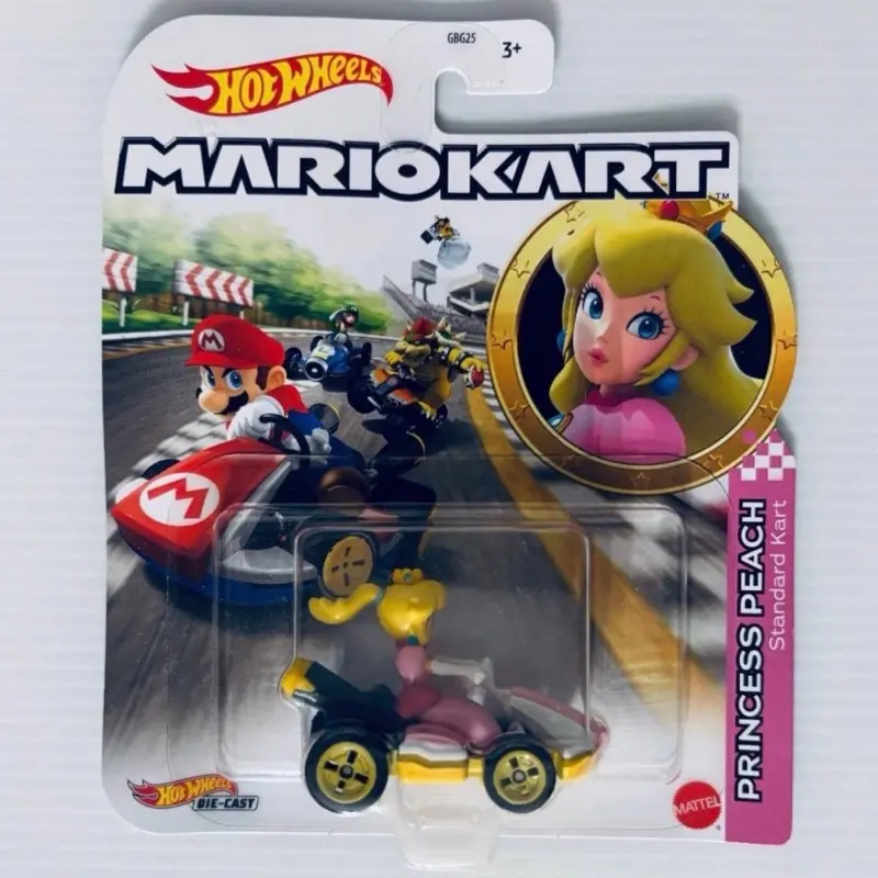 Hot Wheels Princess Peach in Standard Kart. New