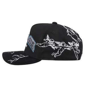 The Hustler’s Club Embroidered Snapback blends bold graphics with premium streetwear styling. Featuring intricate embroidery, contrasting details, and a structured crown, this cap is designed for brands that want to stand out with statement headwear.