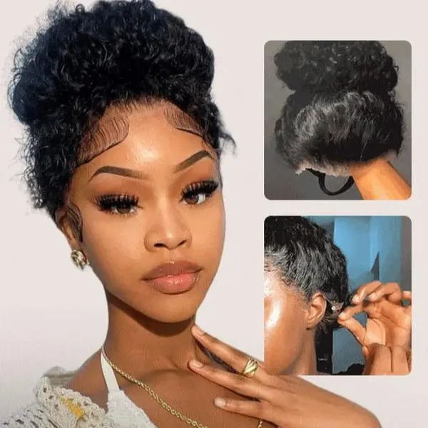 #SummerVibes Kisslove Water Wave Invisi Strap Snug Fit 360 Transparent Lace Frontal Bleached Knots Pre Cut Lace Wig With Drawstring 100% Human Hair Wig