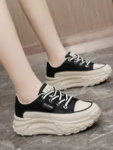Women's Fashionable Breathable Sneakers, Casual Comfortable Sports Shoes for Daily Wear, Perfect for Students and Outdoor Sports