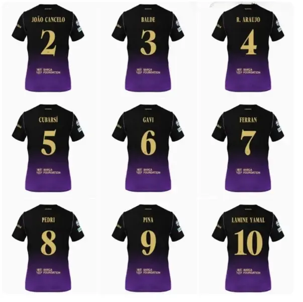 Unisex Soccer Jersey Black and Purple Striped Soccer Mamba Mentality Jersey Fan Style Football Shirt 26 27