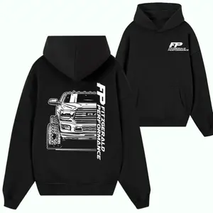 Fitzgerald Performance Ram FP Hoodie – Diesel Truck Graphic Pullover for Men & Women, Lifted Truck Streetwear, FP Logo Heavy-Duty Apparel, Diesel Performance Mechanic Gift