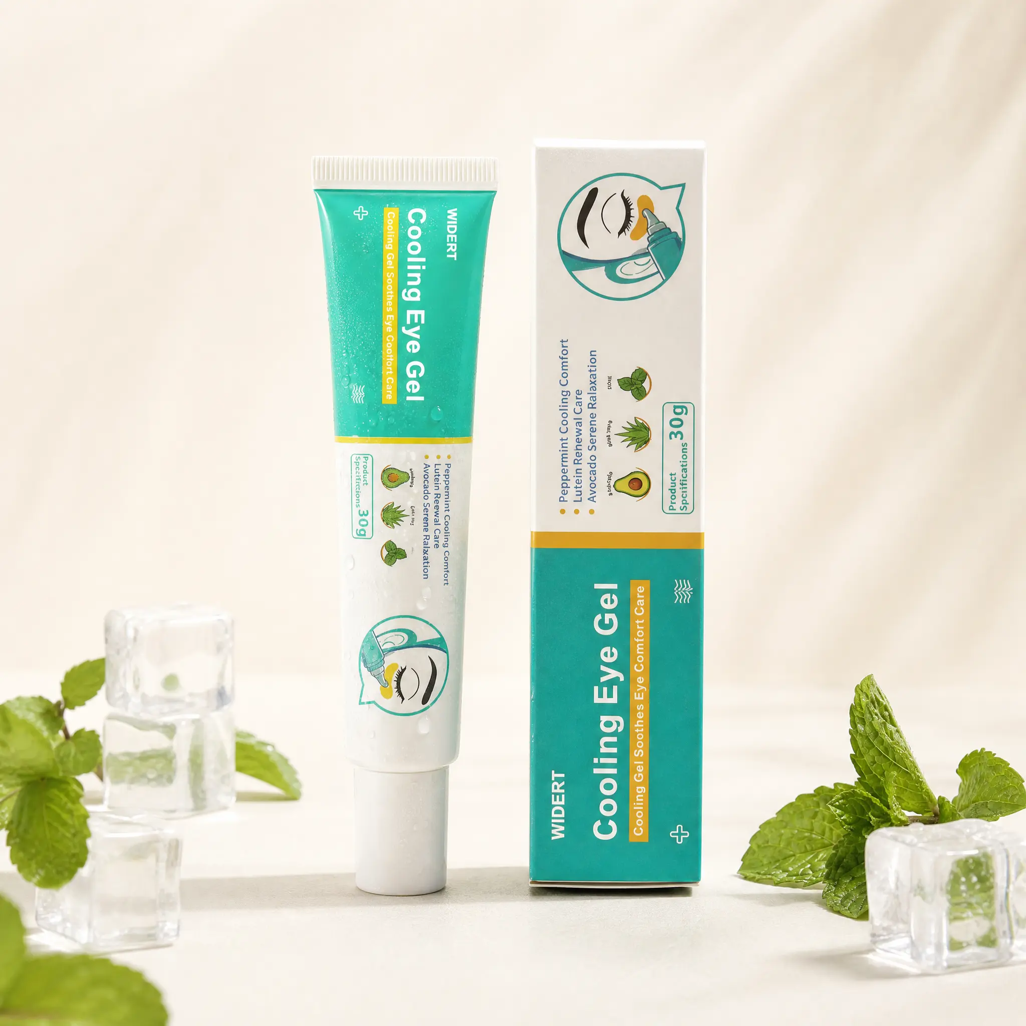 [In Stock] Cooling Eye Gel with Lutein, Avocado Butter & Peppermint Leaf Oil – Cooling Eye Cataracts Care night use care serum honey tired-looking