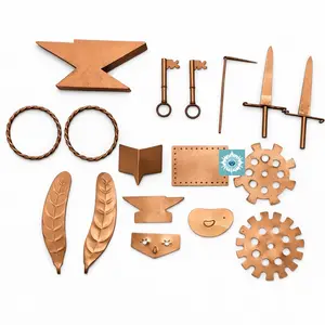 Obba 17-Pcs Traditional Metal Religious Orishas Theme Tool Set with Yoruba Roots for Sacred Crafting, Altar Decor