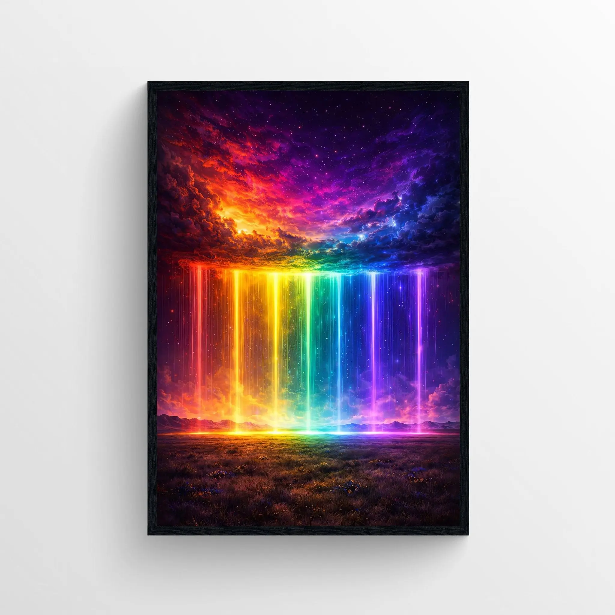 Chromatic Stormfront Trippy Poster