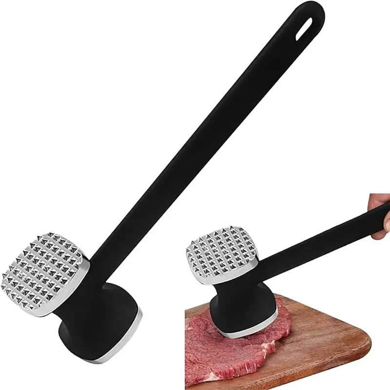 1pc, Meat Tenderizer, Meat Mallet, Metal Meat Tenderizer, for Home Use, Meat Tenderizing Tool, Meat Pounder, Kitchen Supplies, Kitchen Gadgets