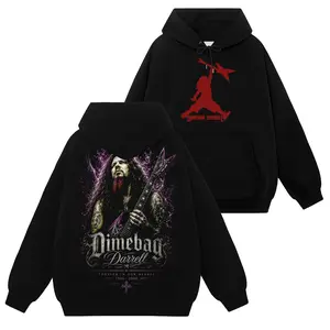 [HellRider Shop] Limited Dimebag Darrell Panteras #86 Hoodie T-Shirt Sweatshirt, Retro Vintage Unisex Graphic 90s Cotton, Gift For Heavy Metal, Rock Y2K Streetwear