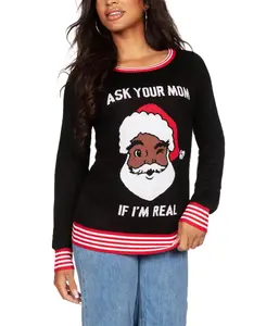 Women's Ask Your Mom Ugly Christmas Sweater