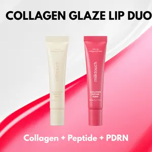 milktouch Collagen Soft Glaze Lip Care Duo