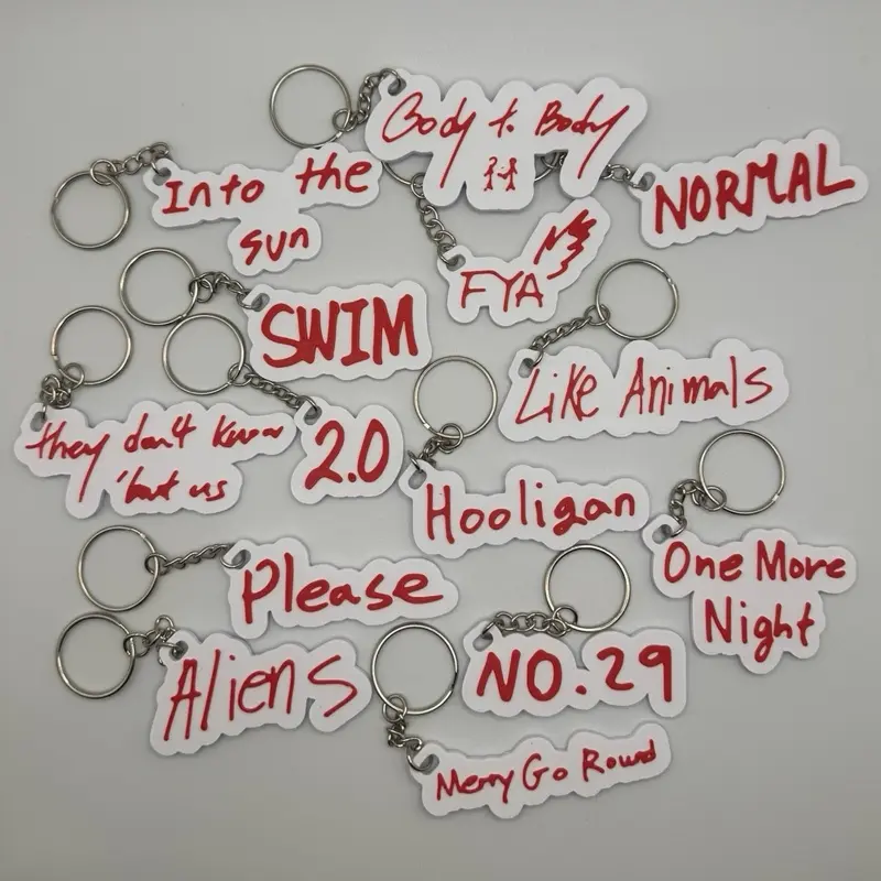 Arirang Tracklist Keychains