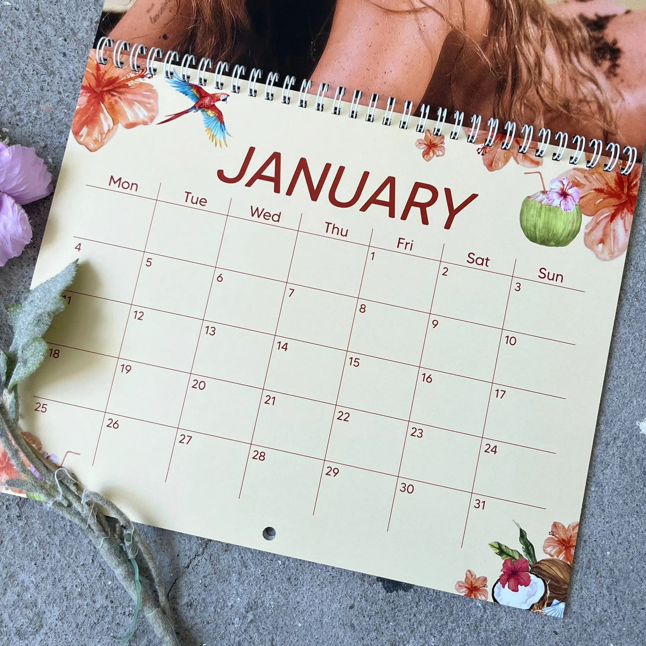 Glossy Calendar 2026 2027, Gift For Fans, Calendar 2027
