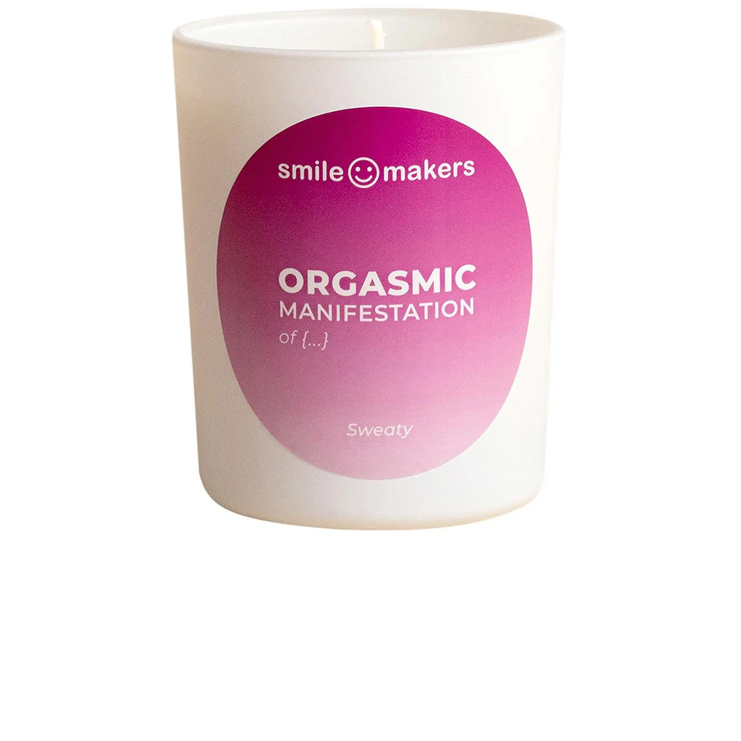 smile makers Sweaty Orgasmic Manifestations Candle